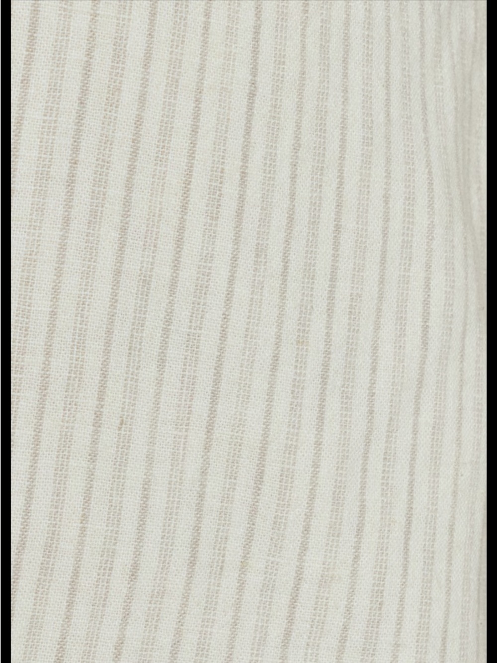 GARAGE Linen Halter Top Beige & Cream Stripe Top Tie Back Women’s Size Small NWT - Picture 4 of 10